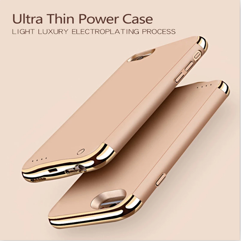 Slim Battery Charger Case for iPhone 6 6S 7 8 3500/4000mAh Power bank Case for iPhone 6 6S 7 8 Plus External Battery Pack Cover