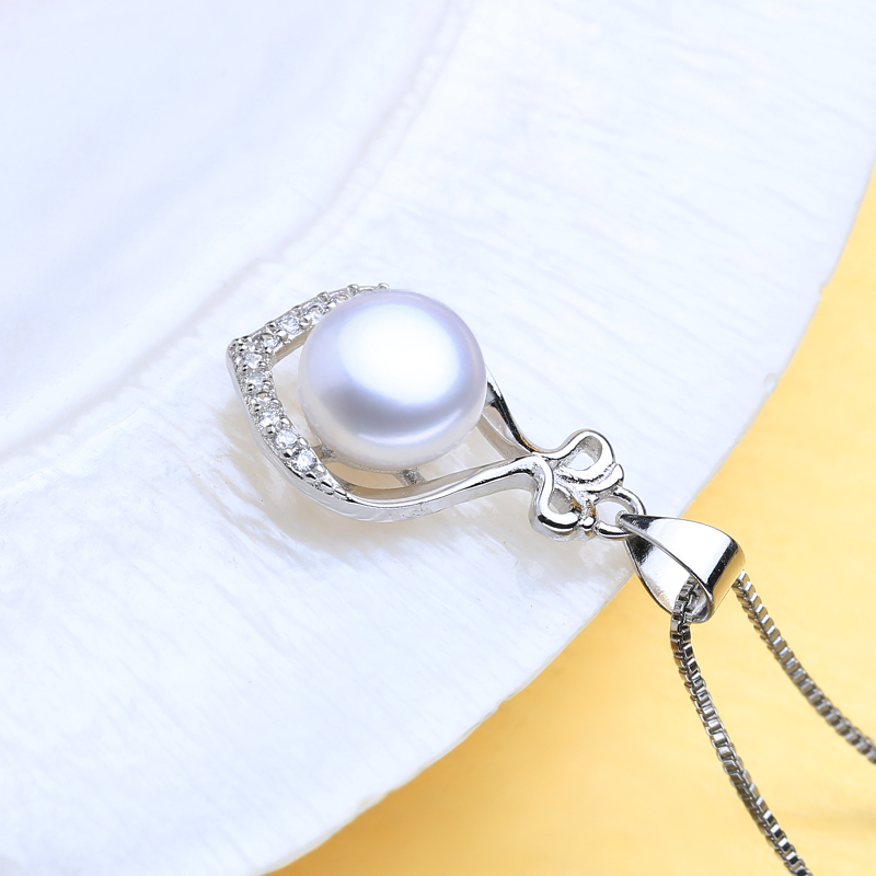FENASY Pearl Jewelry sets Pearl Pendant Necklace Freshwater ethnic earrings bridal jewelry sets stud earrings for women