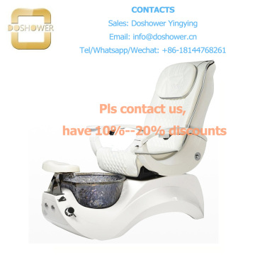 Doshower portable salon chair with pedicure basin of human touch pedicure chairs