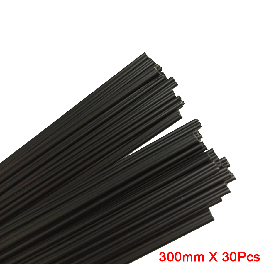PP Plastic Welding Rods (2.5mm) Black, Pack Of 300mm* 30 Pcs /Triangular Shape Supplies