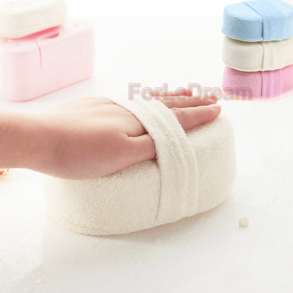 Loofah Bath Sponge Shower Body Cleaning Glove Tool Scrubber Ponge Brush Pad Horniness Remover Bathroom Supplies Random Color