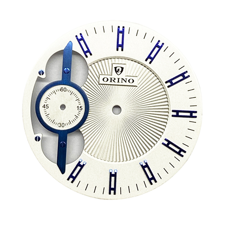 Etching watch dial 
