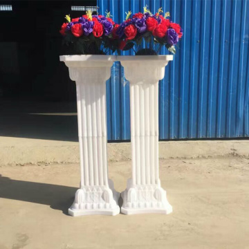 European Style Roman Columns White Color Plastic Pillars Road Cited Wedding Props Event Decoration Supplies 2pcs/lot