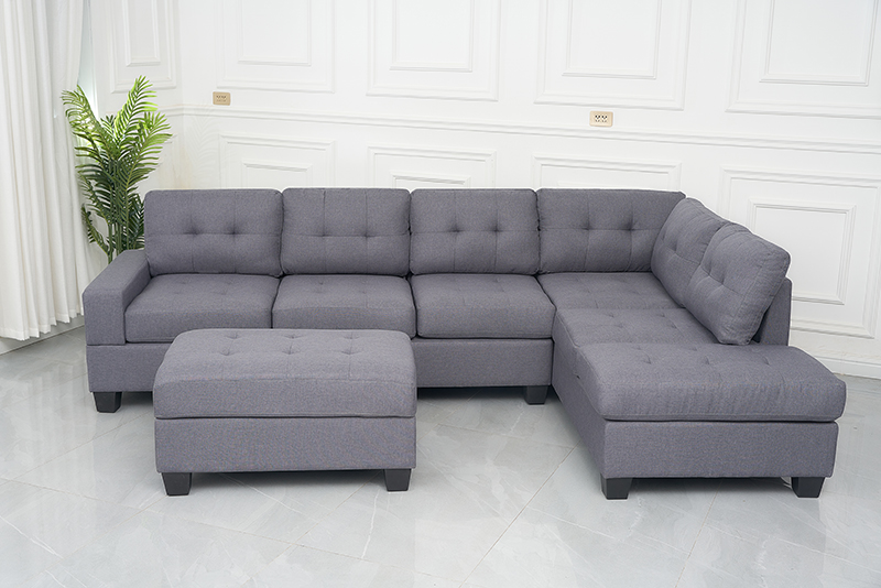 Fixed Fabric Sofa