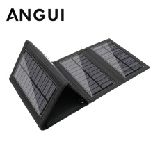 Portable 5V Solar Panel 12W 15W Monocrystalline Folding Foldable Waterproof Charger Sun Power Bank for Phone Battery USB Port