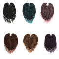 FREEDOM Faux Locs Crochet Braids Hair Soft Synthetic Braiding Dreadlocks Hair 12 Inch Ombre Crochet Hair Extensions
