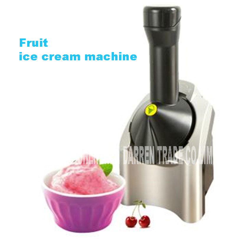 B7 220V Fruit Automatic Ice Cream Maker Ice Cream Machine Mini Electric Family Children's DIY Ice Cream Fresh summer 200W