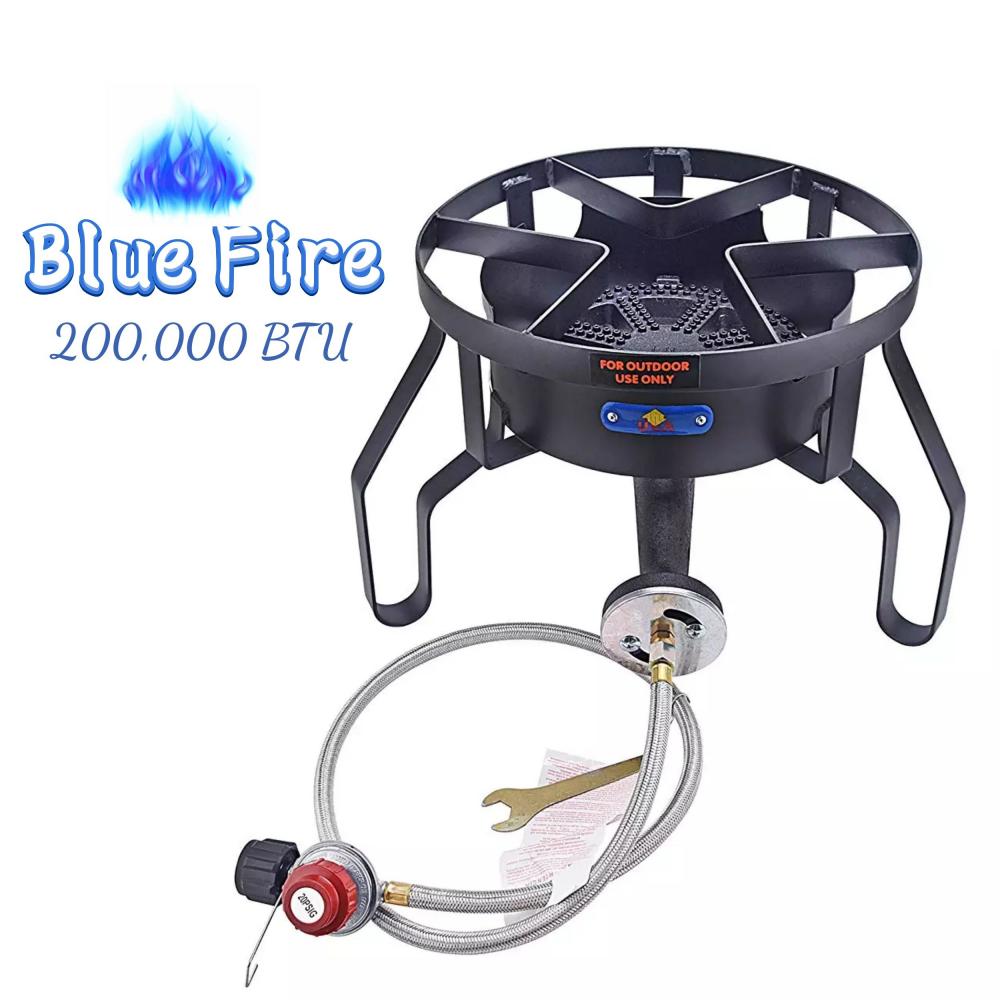 Portable Cast-Iron Camping Outdoor Propane Burn