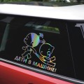 Cute BABY ON BOARD Car Stickers Window Wall Door Motorcycle Car Decals and Stickers For Car Styling Auto Exterior Accessories