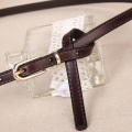Candy Color Women Belt Thin Genuine Leather Belt Female Waist Belts for Women Dress Strap High Quality Thin Skinny Waist LB075