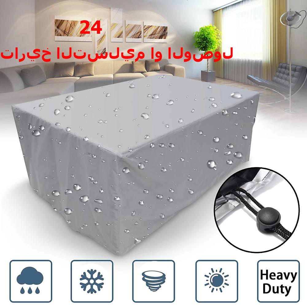 72 Size Patio Waterproof Cover Outdoor Garden Furniture Covers Rain Snow Chair covers for Sofa Table Chair Dust Proof Cover