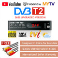 Dvb T2 Wifi Usb2.0 Full-HD 1080P Dvb-t2 Tuner TV Box HDMI-compatiSatellite Tv Receiver Tuner Dvb t2 Built-in Russian Manual
