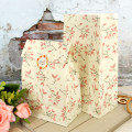 12pcs Flower Paper Envelopes Wedding Party Decoration Gift Bags with Thank you Paper Stickers Creative Paper Bags
