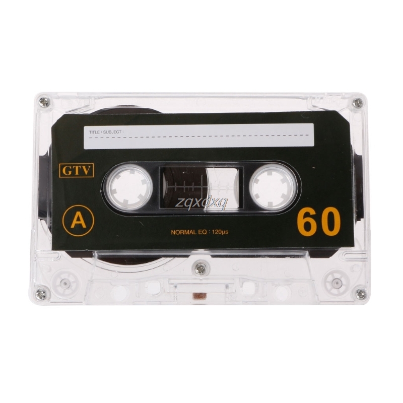 Standard Cassette Blank Tape Empty 60 Minutes Audio Recording For Speech Music Player Whosale&Dropship