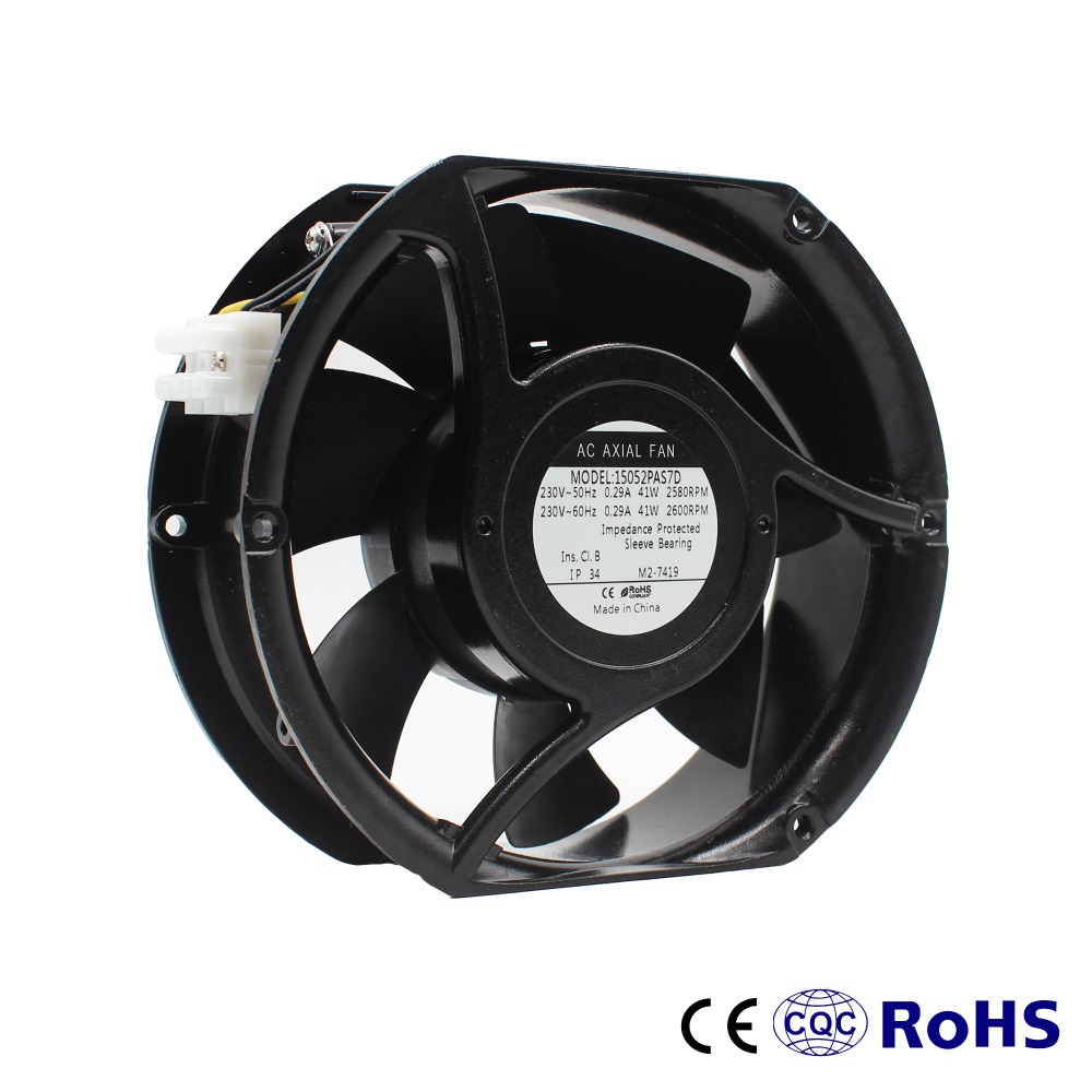 AC Axial Fan Cooling Fan Sleeve bearing 171*150*52 mm Cabinet Ventilation