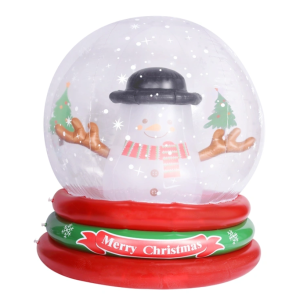 Inflatable crystal ball for Christmas decoration