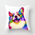 Cartoon Animal Pillowcase Cat Dog Decorative Throw Pillows Case Zebra Cushion Cover Home Decor Sofa Car Waist