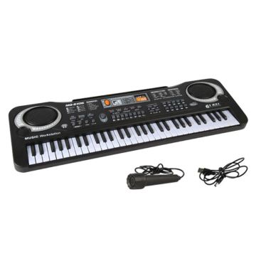 1 Set Keys Electronic Organ Digital Piano Keyboard with Microphone Kids Children Music Toy