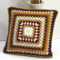 Vintage Style Granny Square flower Crochet Cushion Pillow