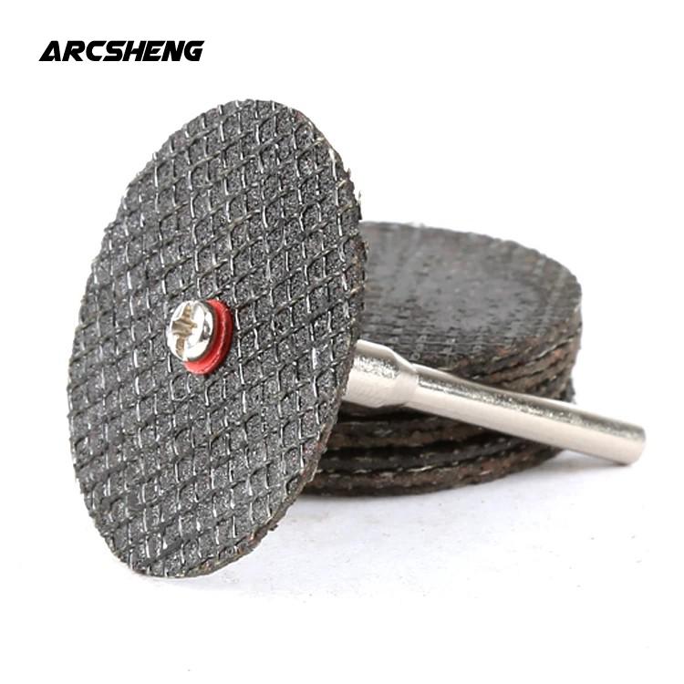25pcs 38mm Saw Blade + 2pcs ConnectionCutting Discs Resin Fiber Cut Off Wheel For Rotary Tools Grinding Abrasive Tools