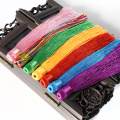 10pcs Polyester Tassel Fringe Trim 12cm Multicolor Cotton Silk Tassel For Home Decoration DIY Sewing Curtains Accessories