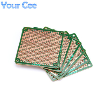 10 pcs 6x6cm DIY Prototype Paper PCB Universal Circuit Board Solderless Breadboard Bakelite Plate Superior Quality