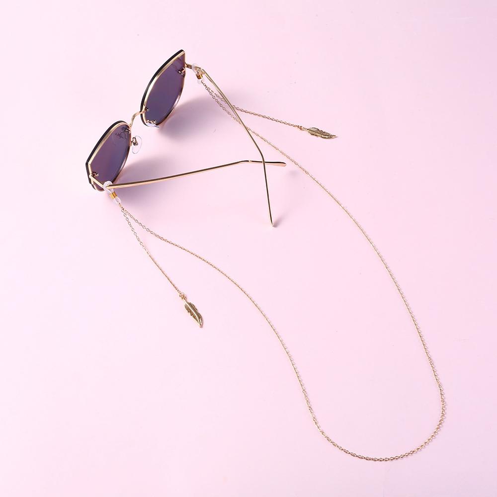 Leaf Tassel Pendant OL Style Eyeglass Chain Lanyard Reading Glasses Chains Women Accessories Sunglasses Hold Straps Cords