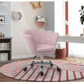 Luxury Pink Swivel Shell Chair for Living Room Bedroom Office Executive Chairs Adjustable Height Modern Leisure Game Armchair