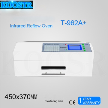 New Arrival PUHUI T-962A+ Infrared IC Heater T962A+ Reflow Oven BGA SMD SMT LED PCB Rework Station T 962A Plug Soldering Station