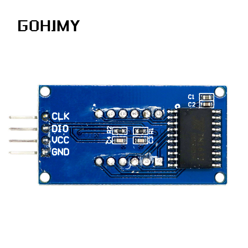 1pcs TM1637 4 Bits Digital LED Display Module For arduino 7 Segment 0.36Inch Clock RED Anode Tube Four Serial Driver Board Pack