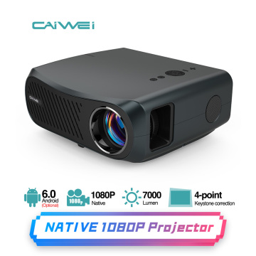 1080P Bluetooth Wifi Projector Full HD 1920x1080 Native Support 4K Wireless Home Theater Outdoor Movie Gaming TV 7000 Lumens