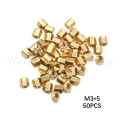 50Pcs M3 Hex Nut Spacing Screw Female Brass Threaded Pillar PCB Motherboard Standoff Spacer 4mm/5mm/6mm/8mm/10mm/12mm