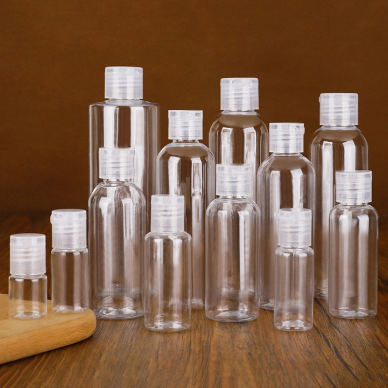 250/200/150/100/50/30/20/10/5ml Travel Plastic Empty PET Bottle Fluid Portable Variety Atomizer Transparent Refillable Bottle