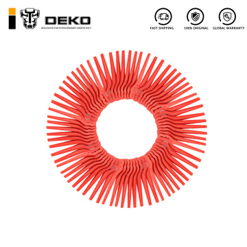 DEKO 100pcs Swing Plastic Blade Pendants for DKGT06 20V Lithium 1500mAh Cordless Grass Trimmer Garden Timmer A