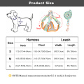 New Fashion Nylon Dog Harness Leash Set Reflective Fruit Printed Dog Vest Leash For Medium Large Dogs French Bulldog Harness