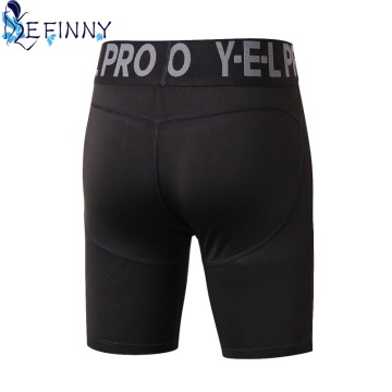 2019 Men Fitness Skinny Work Out Shorts Spliced Mesh Breathable Super Stretch Solid Boy Shorts