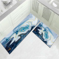 Nordic Absorbent Anti-slip Kitchen Mat Doormat Soft Toilet Bathroom Mat Modern Bedside Carpet Balcony Porch Runner Rug
