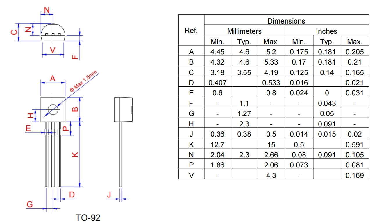 MCR100-8 TO-92