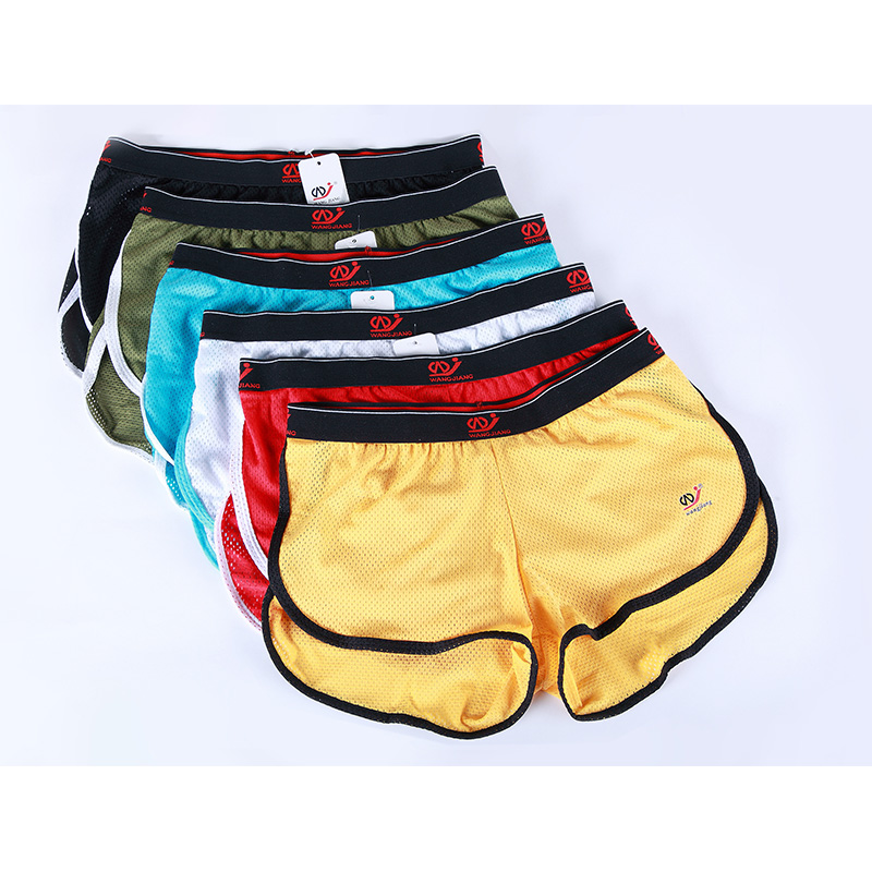 WJ 2019 Men Underwear Boxer Shorts Trunks Slacks Cotton Men Cueca Boxer Shorts Underwear Printed Men Shorts Home Underpants