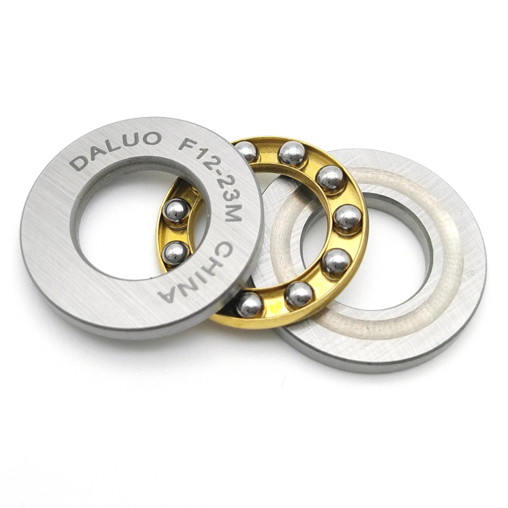DALUO Bearings F12-21M 12X21X5 F12-23M 12X23X7.5 Thrust Ball Bearings Single Separable Direction