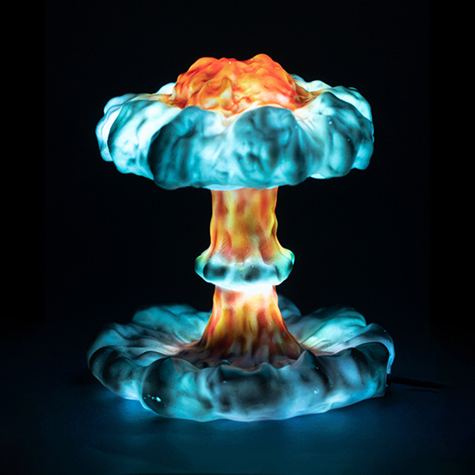 Nuclear Explosion Mushroom Cloud Night Light With Cotton Warm White Dimmable Lamp Kid's Gifts Home Deor USB Power Gifts