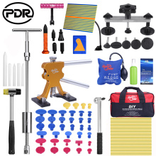 PDR Car Repair Dent Puller Set Removal Tool Kit Dent Puller Slide Hammer Rubber Tool Bag Glue Tabs for Any Car Dent Repair