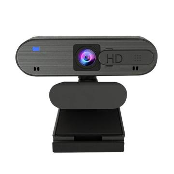 H703 Full HD USB Webcam Auto-focus Privacy Cover 1080P Web Camera with Dual Mic for Laptops Desktop Webcam Online Education