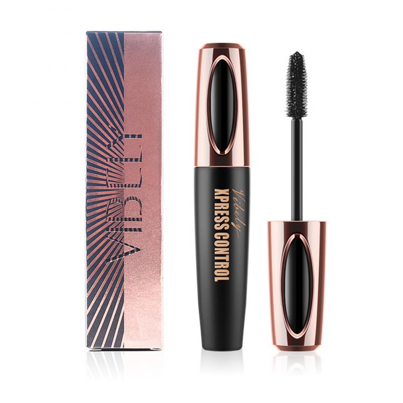 4D Silk Fiber Lash Mascara Waterproof Long-lasting Makeup Eyelash Extension Black Thick Lengthening Eyelashes Cosmetics TSLM1