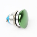 22mm metal mushroom press button switch Zn-al Alloy waterproof push button switch momentary/Latching 1NO 22MG/HJ.L