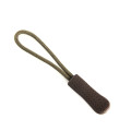 Army green zip pull