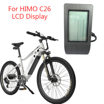 C26 E-Bike LCD Display Switch Handle Throttle Parts For HIMO C26 Electric Bicycle Display Digital Battery Voltage Display Switch