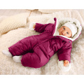 New 0-24M Winter Solid Pockets New Born Baby Clothes Infant Little Girls Outfits Romper Baby Girl Clothes Boy Babygirl Onesie