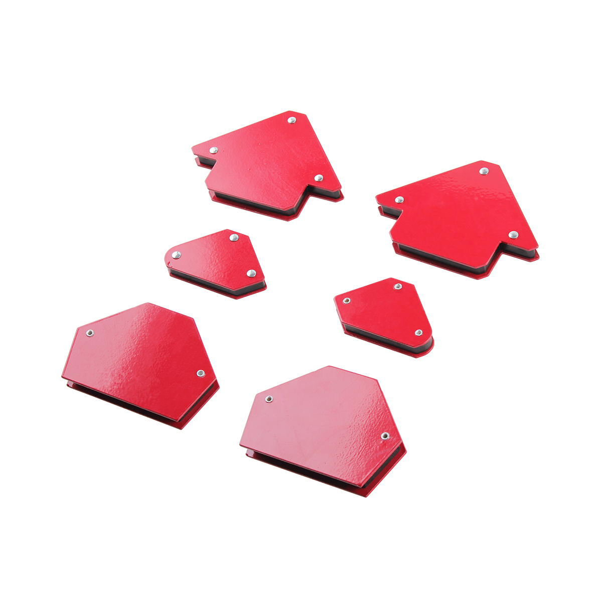 6PCS Welding Magnet Set Welding Positioner Magnetic Fixed Angle Soldering Locator Welding Accessories Hold Metal Part Any Angles