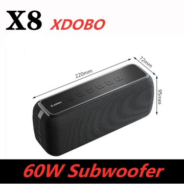 60W bluetooth speaker bass subwoofer IPX5 Waterproof Portable Column Type-c voice assistant speakers Music Center 15H play time